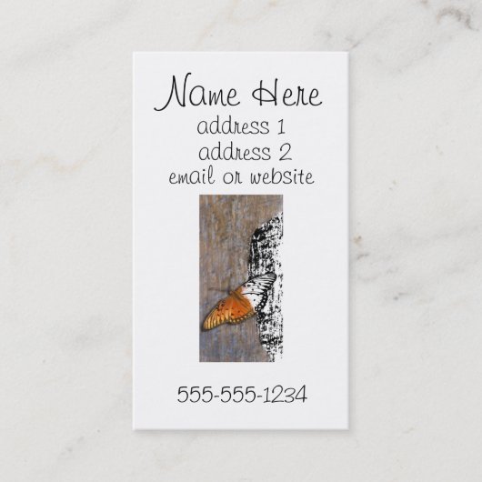 Carte De Visite Faites un pas dans la réalité (Devant)