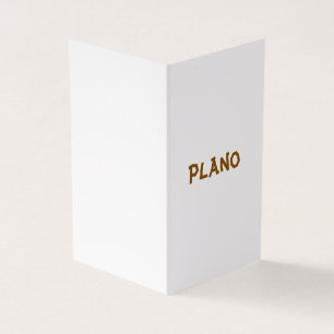 Carte De Visite Faites votre livre de marque plié verticalement pl