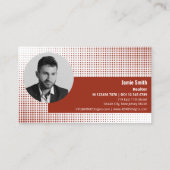 Carte De Visite Faites votre marque, frapper l'agent immobilier ro (Dos)