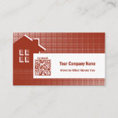 Carte De Visite Faites votre marque, frapper l'agent immobilier ro (Devant)