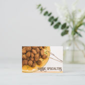 Carte de visite Falafel Arabic (Debout devant)