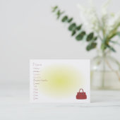 Carte De Visite Fall Fahion News (Debout devant)