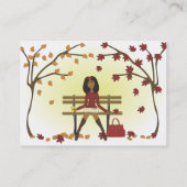 Carte De Visite Fall Fahion News (Dos)