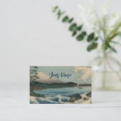 Carte De Visite Fameuse vue sur la mer japonaise (Debout devant)