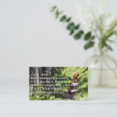 Carte De Visite Famille d'ours Brown (Debout devant)