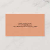 Carte De Visite Famille, Mariage, Conseils aux jeunes (Dos)