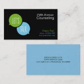 Carte De Visite Famille professionnelle, Mariage, Conseil jeunesse (Devant / Derrière)