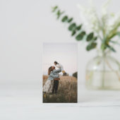 Carte De Visite Family Influencer Vlog Content Creator Full Photo (Debout devant)