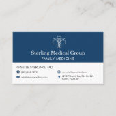 Carte De Visite Family Practice Doctor Office Appointment  (Devant)