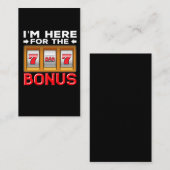 Carte De Visite Fan de jeu de machine à sous Funny Casino (Devant / Derrière)