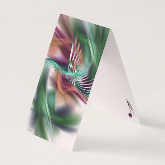 Carte De Visite Fancy Dancer Abstraction (Devant)