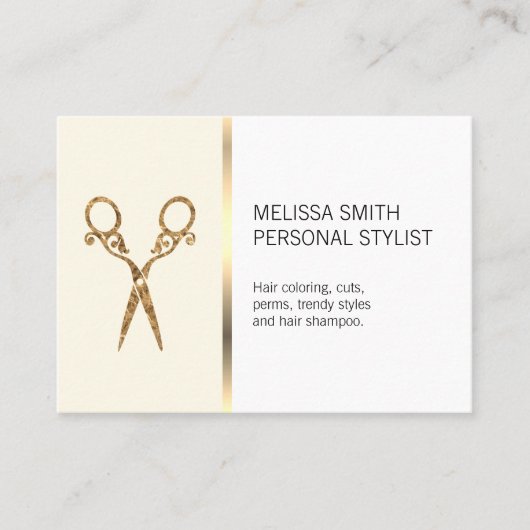 Carte De Visite Fancy Elite coiffeuse (Devant)