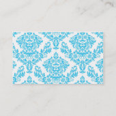 Carte De Visite Fancy Fleur de Lis (Dos)