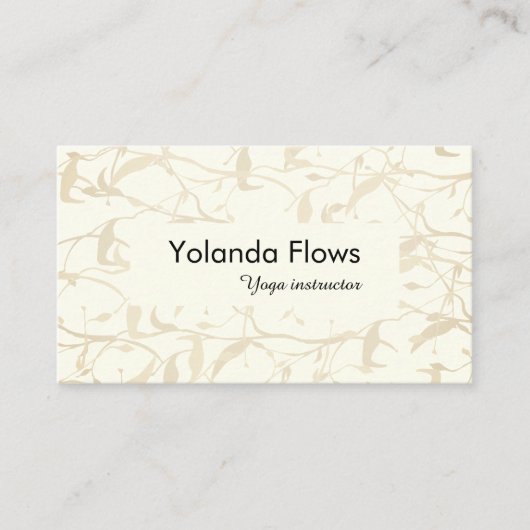 Carte De Visite Fancy Foliing (Devant)