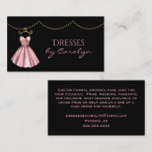 Carte de visite Fancy Robe Tailor (Devant / Derrière)