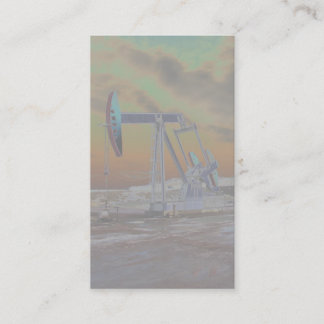 Carte de visite fané de Pumpjack