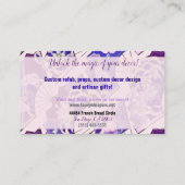 Carte De Visite Fans traditionnels japonais ART ÉVÉNEMENTS SHOP (Dos)