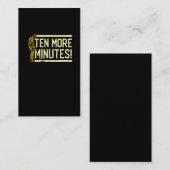 Carte De Visite Fantaisie Metal Détection Du Hobby Du Chasseur De (Devant / Derrière)