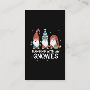 Carte De Visite Fantaisies de Noël Jardin des Gnomes du Père No