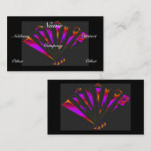 Carte De Visite Fantasia pourpre (Devant / Derrière)