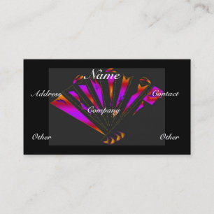 Carte De Visite Fantasia pourpre