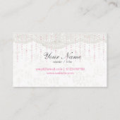 carte de visite - fantastique, arc rose, dentelle (Dos)