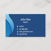 Carte De Visite Fantastique lavage de voiture (Dos)