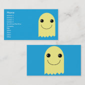 Carte De Visite Fantôme - affaires (Devant / Derrière)