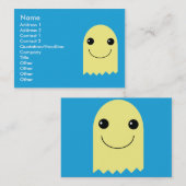 Carte De Visite Fantôme - potelé (Devant / Derrière)