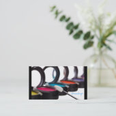 Carte De Visite Fards à paupières cosmétiques d'artiste de (Debout devant)