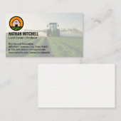 Carte De Visite Farmer Tending to His Crops (Devant / Derrière)