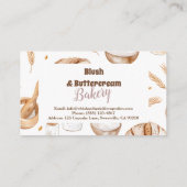 Carte De Visite Farmhouse Artisan Bakery (Dos)