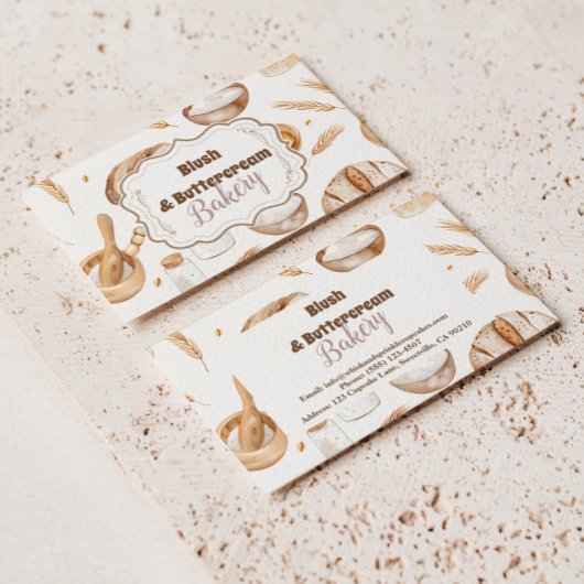 Carte De Visite Farmhouse Artisan Bakery