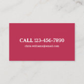 Carte De Visite Farrier (Dos)