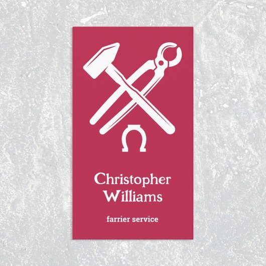 Carte De Visite Farrier