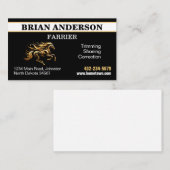Carte De Visite Farrier (Devant / Derrière)