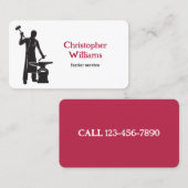 Carte De Visite Farrier (Devant / Derrière)