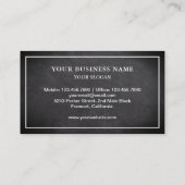 Carte De Visite Farrier de fer à cheval élégant et moderne (Dos)