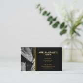 Carte De Visite Farrier - Dépendre à cheval + Trim pieds nus, Noir (Debout devant)