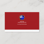 Carte de visite fascinant de concepteur de toile (Dos)