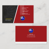 Carte de visite fascinant de concepteur de toile (Devant / Derrière)