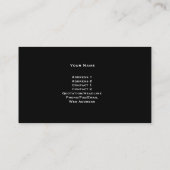 Carte de visite fascinant de coutume de granit (Dos)