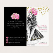 Carte de visite fascinant de distributeur de (Extérieur déplié)