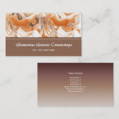 Carte de visite fascinant de partie supérieure du (Devant / Derrière)