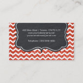 Carte de visite fascinant de parties scintillantes (Dos)