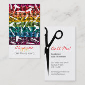 Carte de visite fascinant de verticale de salon de (Devant / Derrière)