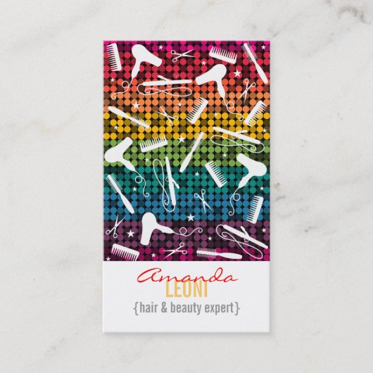 Carte de visite fascinant de verticale de salon de (Devant)