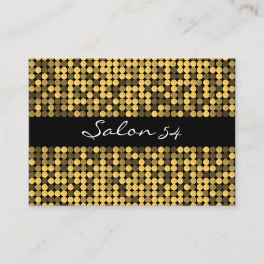 Carte de visite fascinant d'or (Devant)