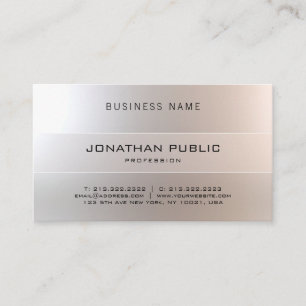Carte De Visite Fascinant élégant professionnel moderne gracieux
