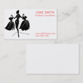 Carte De Visite Fashion Consultant indépendant professionnel (Devant / Derrière)